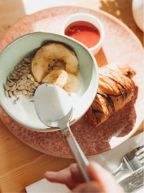 Frühstück mit Obst