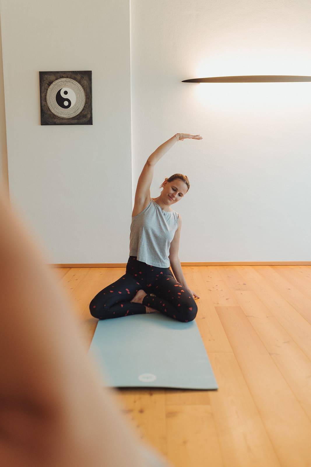 Yoga im Innenraum