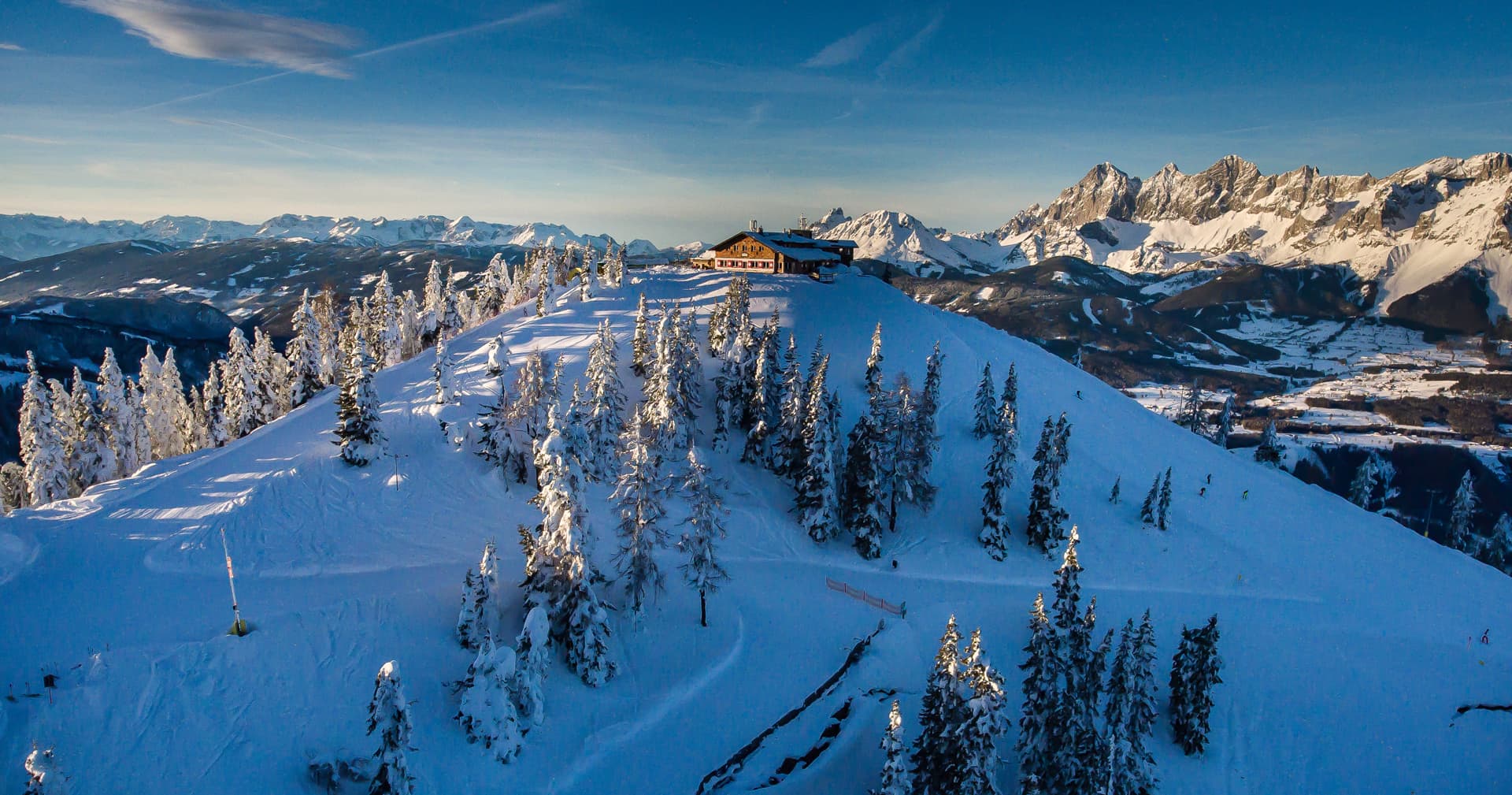 Winterlandschaft mit Bäumen