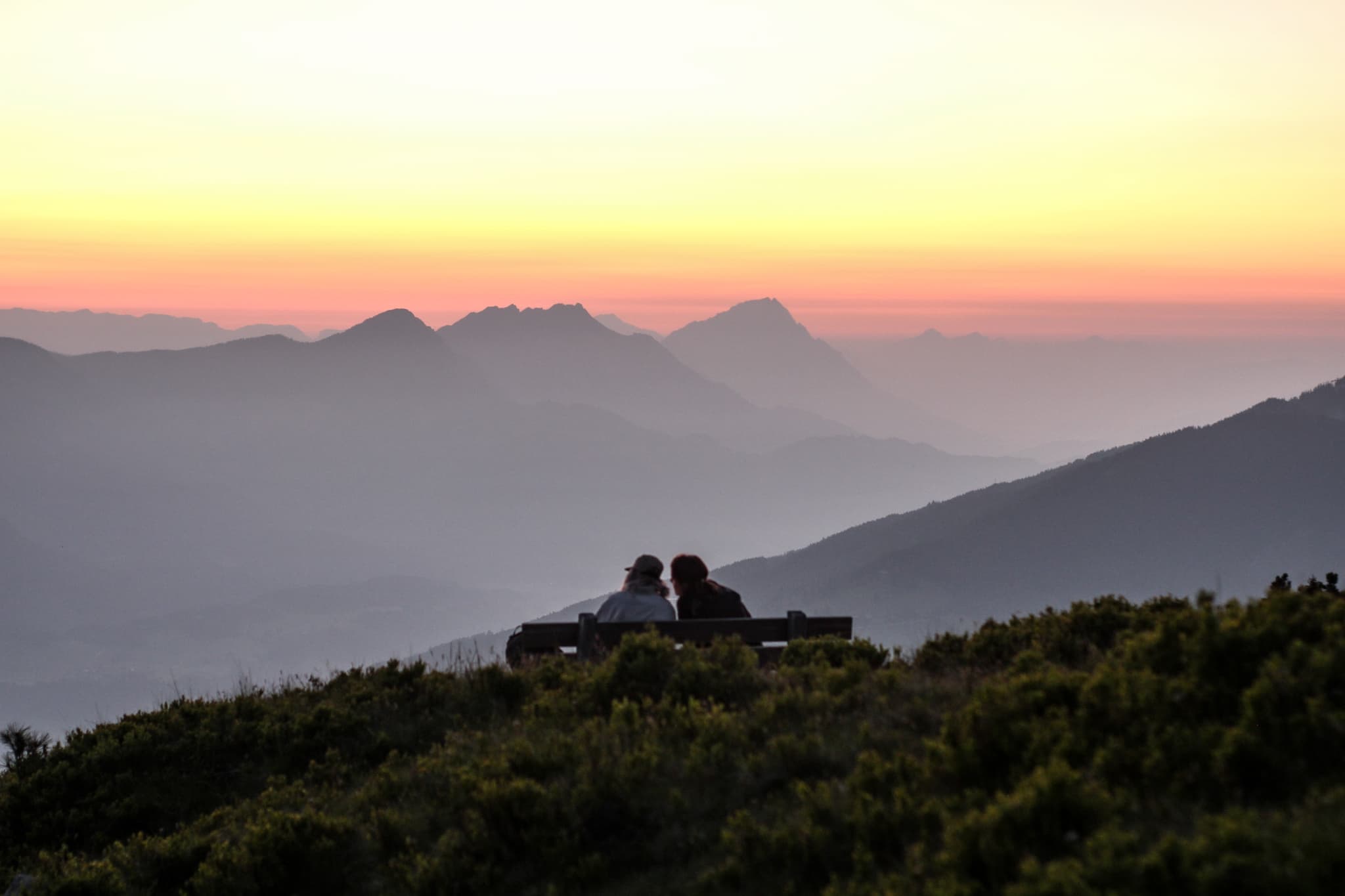 Berglandschaft Abend