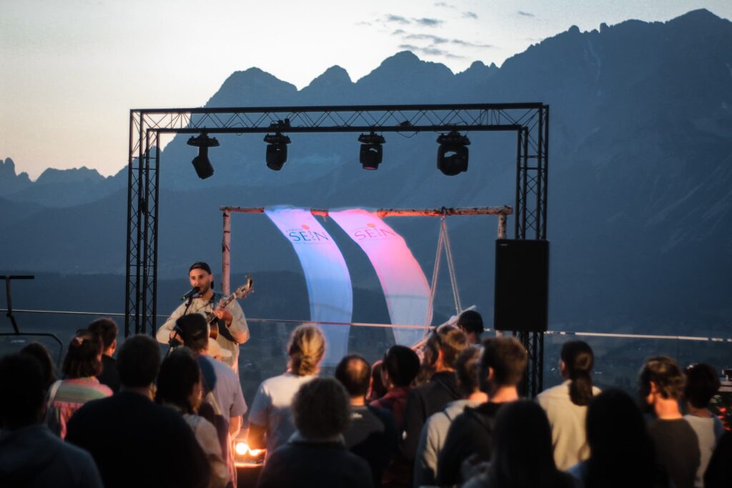 Event Bühne draußen