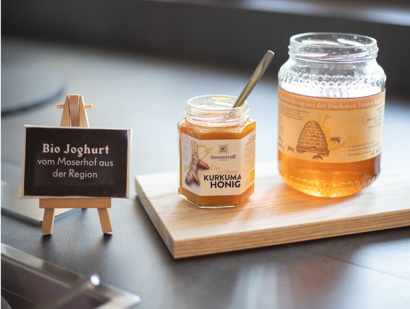 Honig im Glas Detail