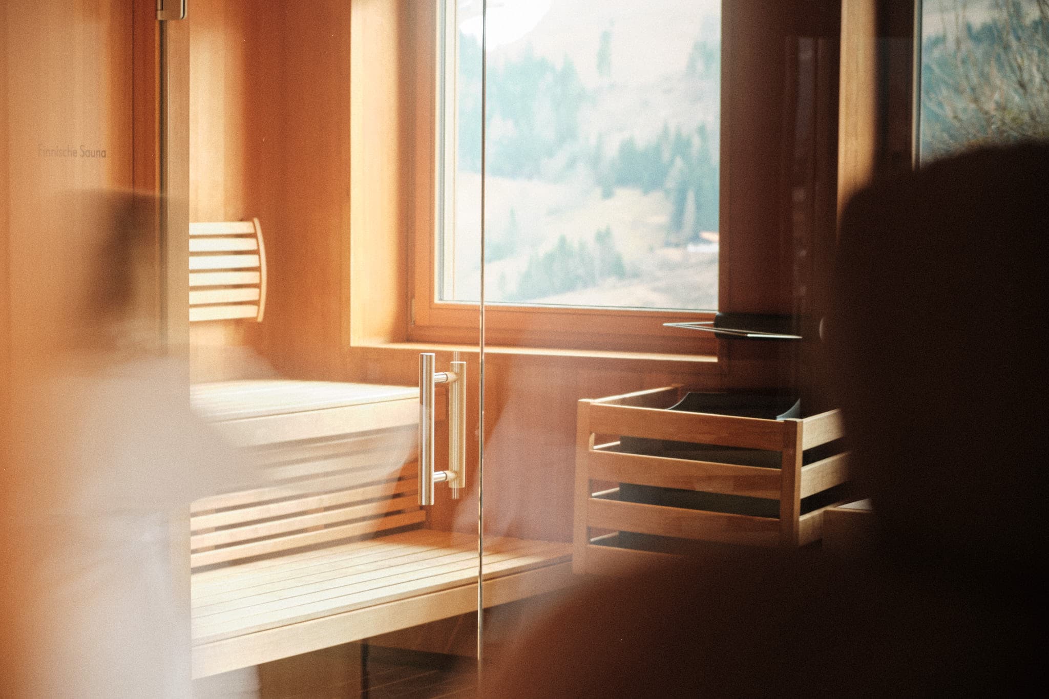 Sauna mit Licht