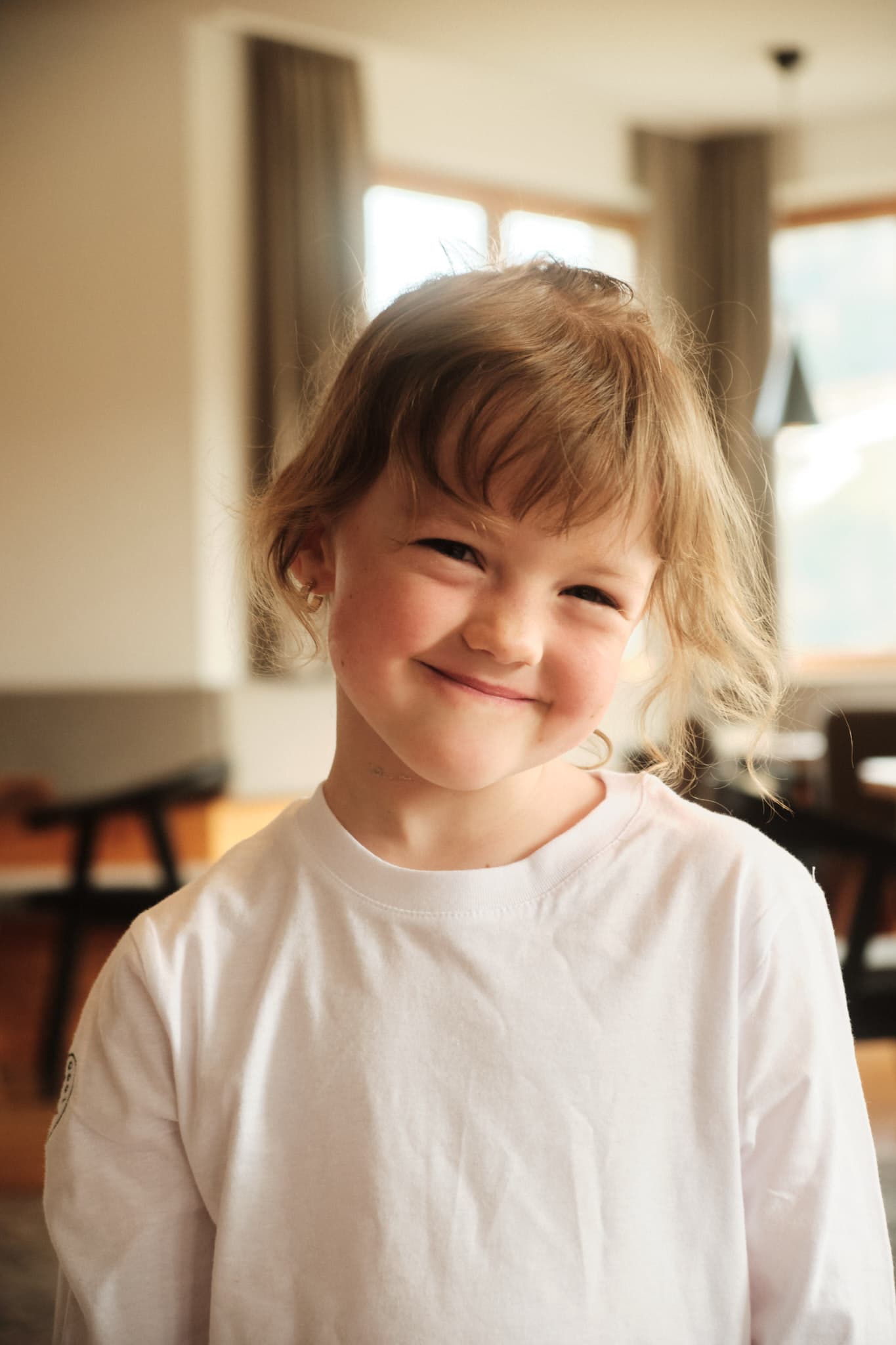 Kind lächelt Portrait