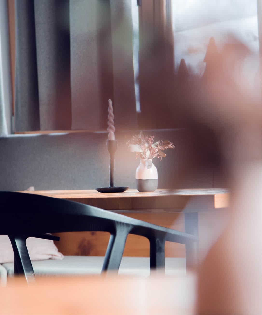 Tisch in der Mariandl Lounge